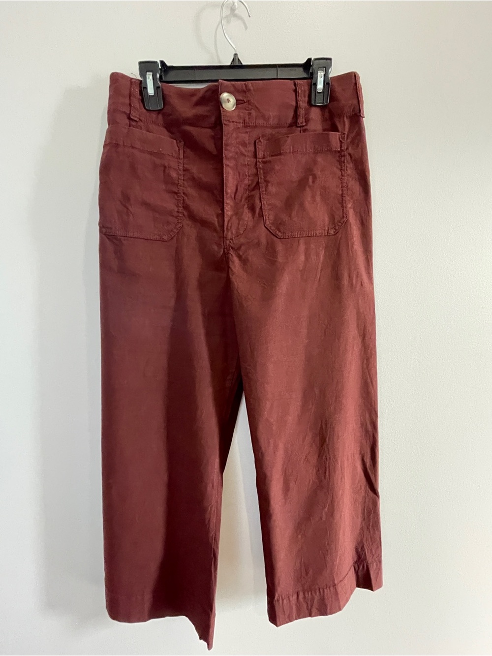 Anthropologie Colette Wide-Leg Crop Pants